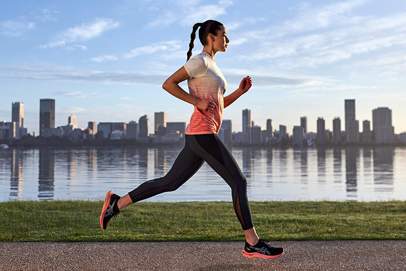 Women running