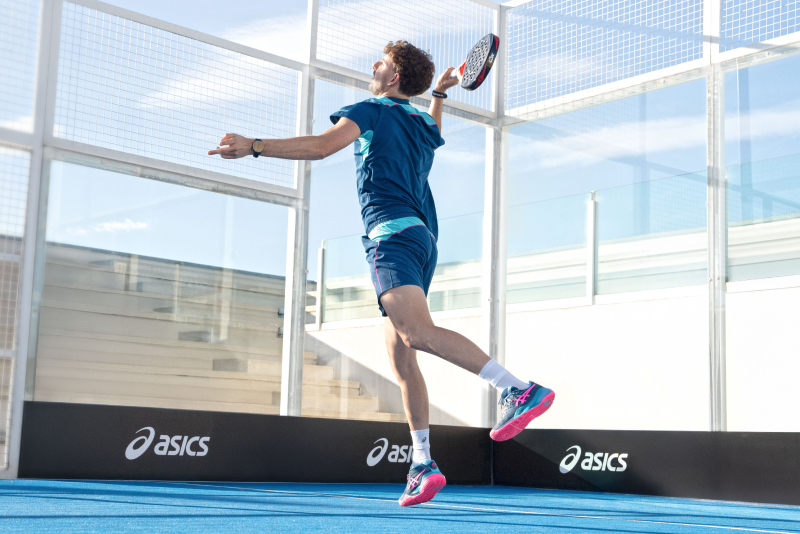 ASICS Athlete Playing Padel.