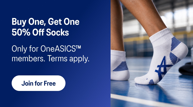 Sign up for OneAsics and get BOGO socks
