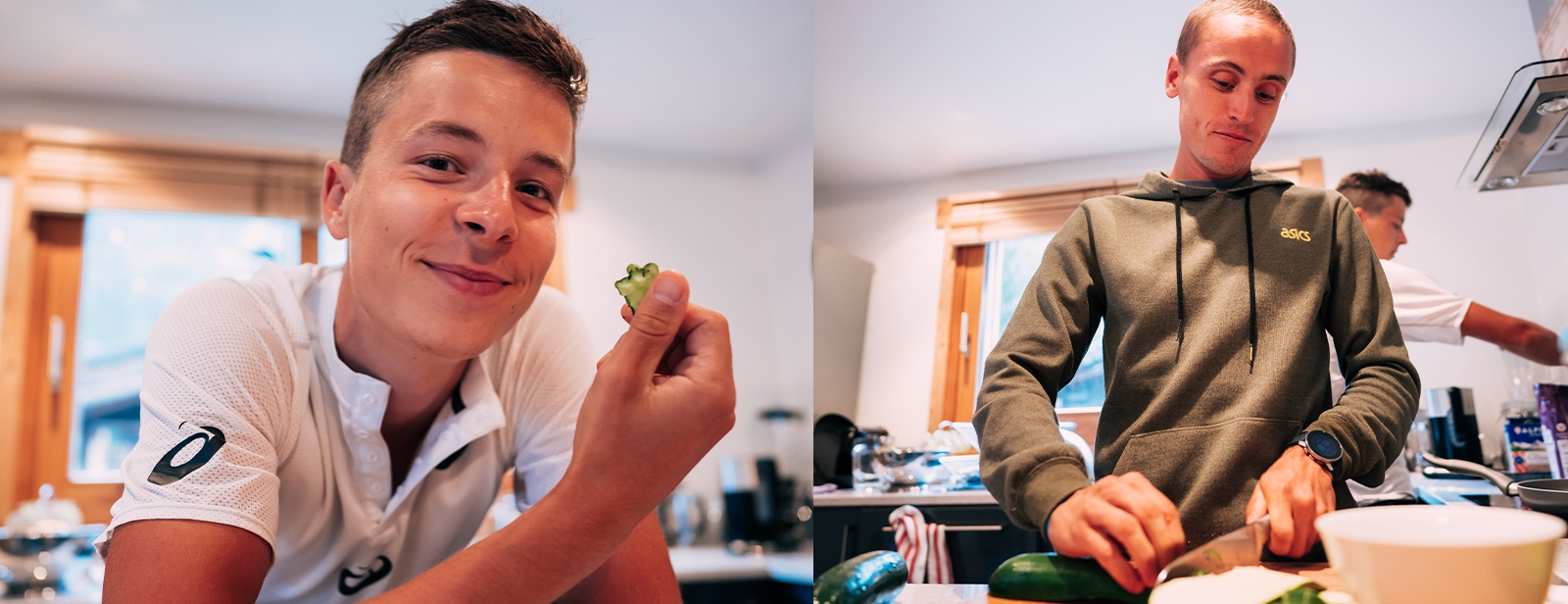Two Men Cooking Together
