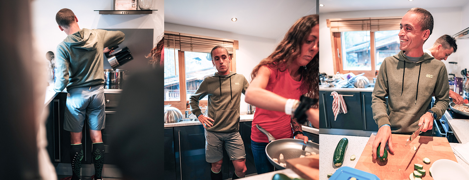 People cooking