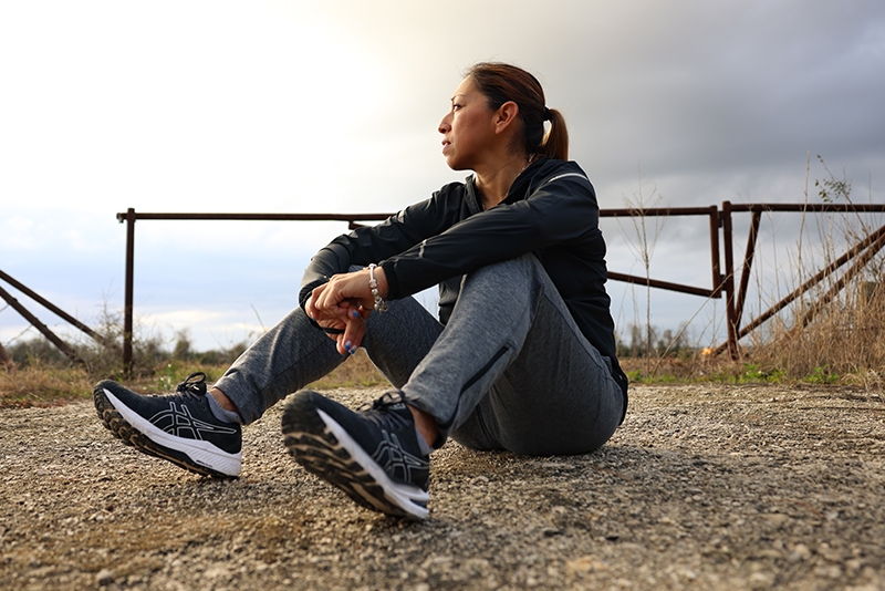 women sitting outdoors