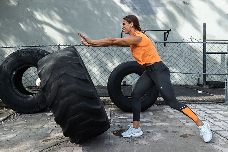 Women working out