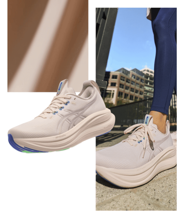 Zoom in on tech feature highlighting the cushioning