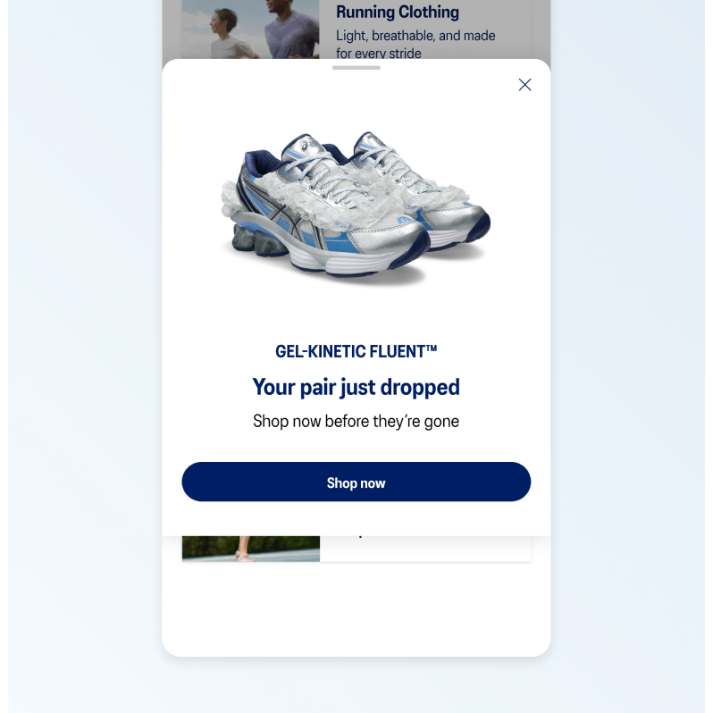 ASICS Stay in the know with the ASICS App