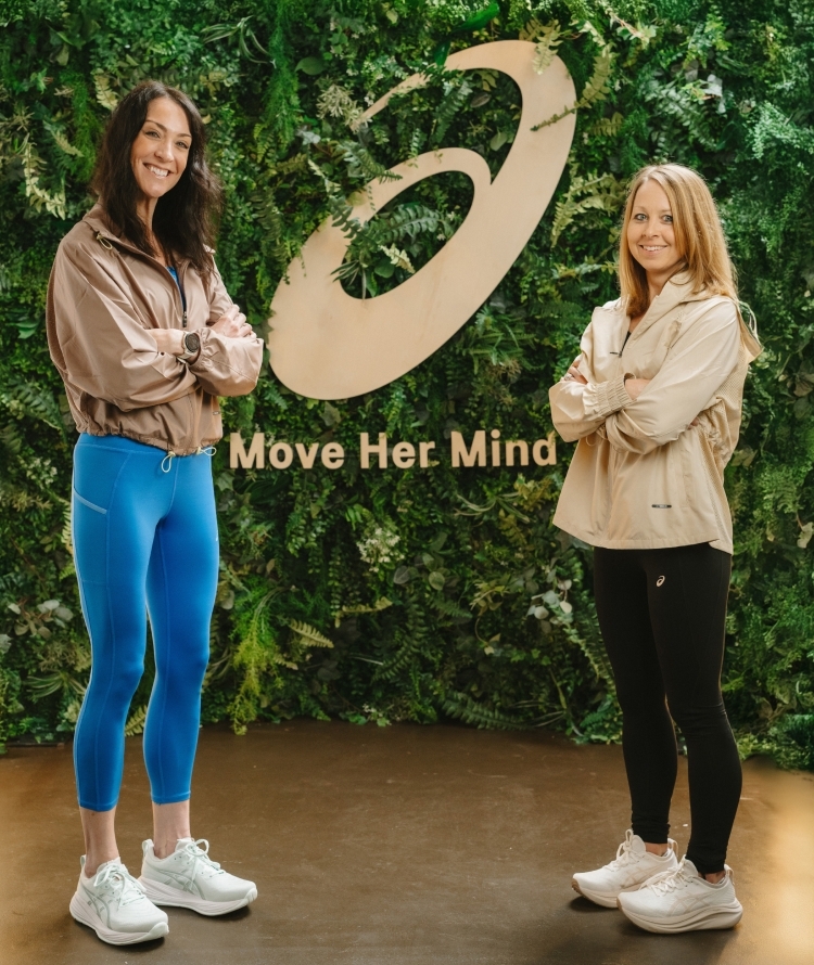 ASICS Athletes Running for Move Her Mind Launch.