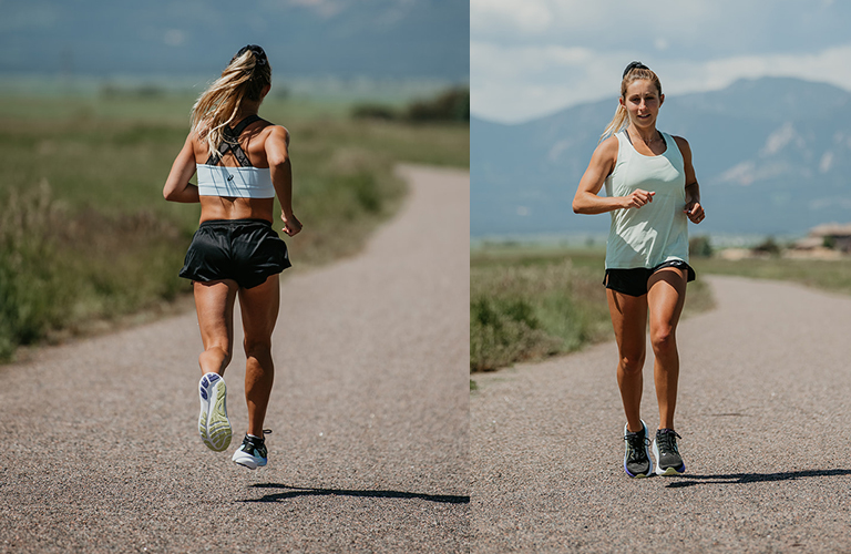 Man sitting on the court wearing ASICS shoes