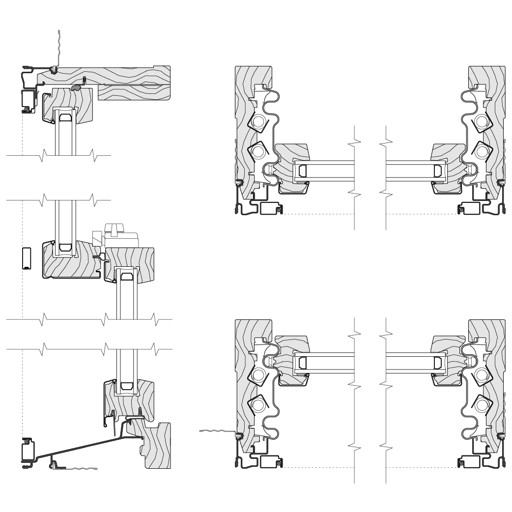cross section lifestyle casement window