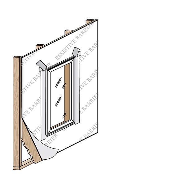 New Construction installation for Steady Set with Before Building Wrap - step 5