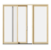 3-Panel Wood Lifestyle Series Sliding Patio Door