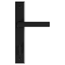hinged door interior handle in matte black