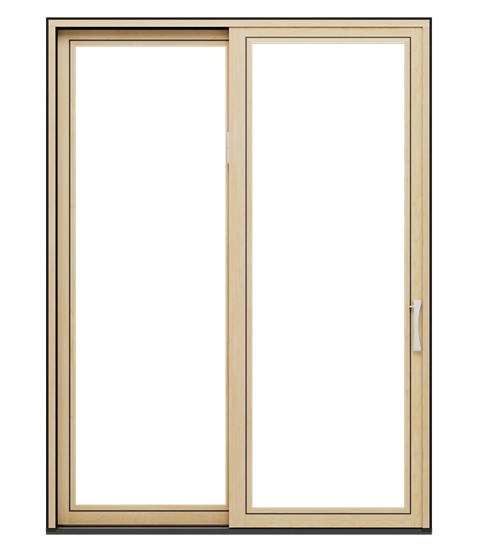 Pella® Lifestyle Series Wood 2-Panel Sliding Door