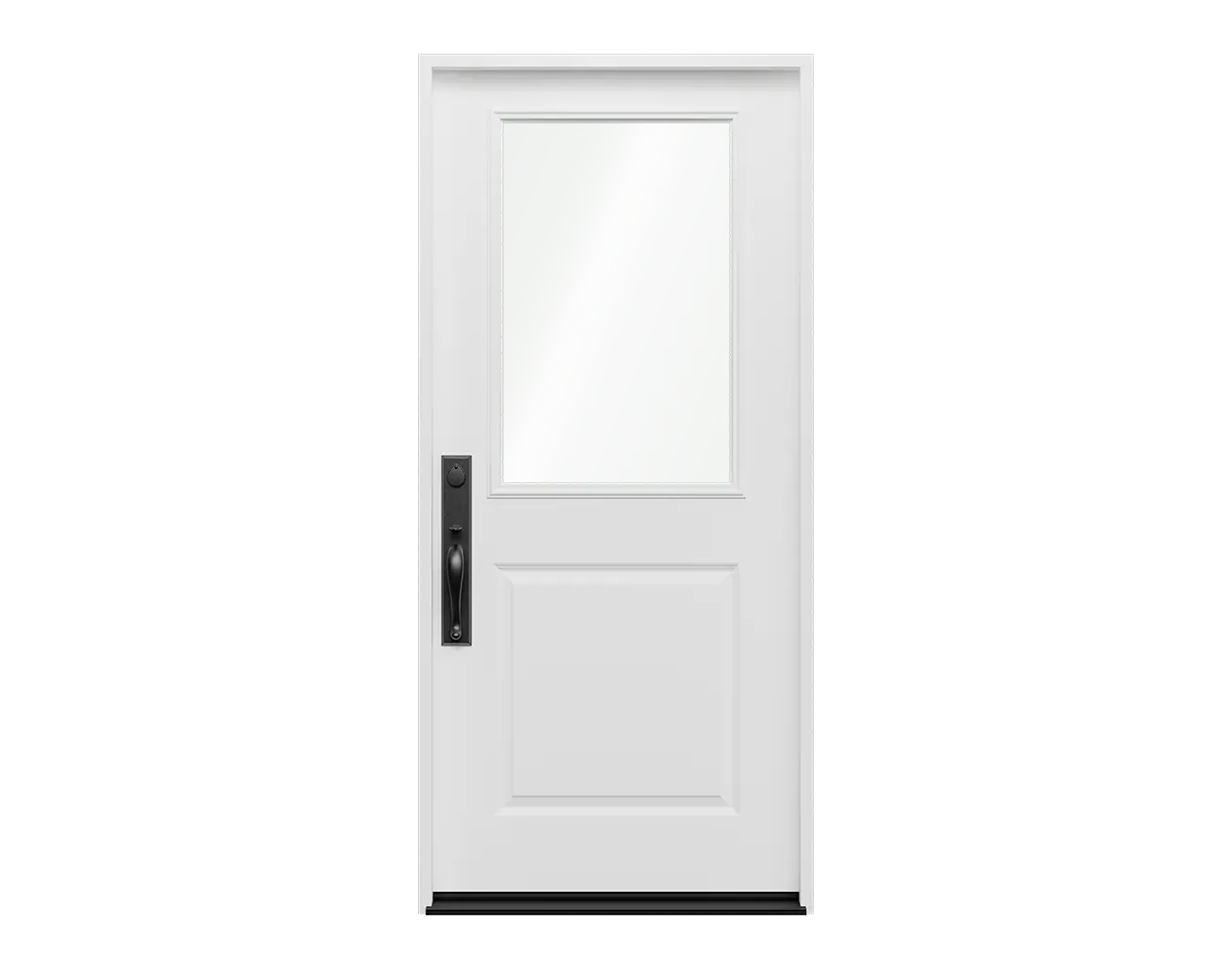 Fiberglass Front Door Half Light 1 Panel