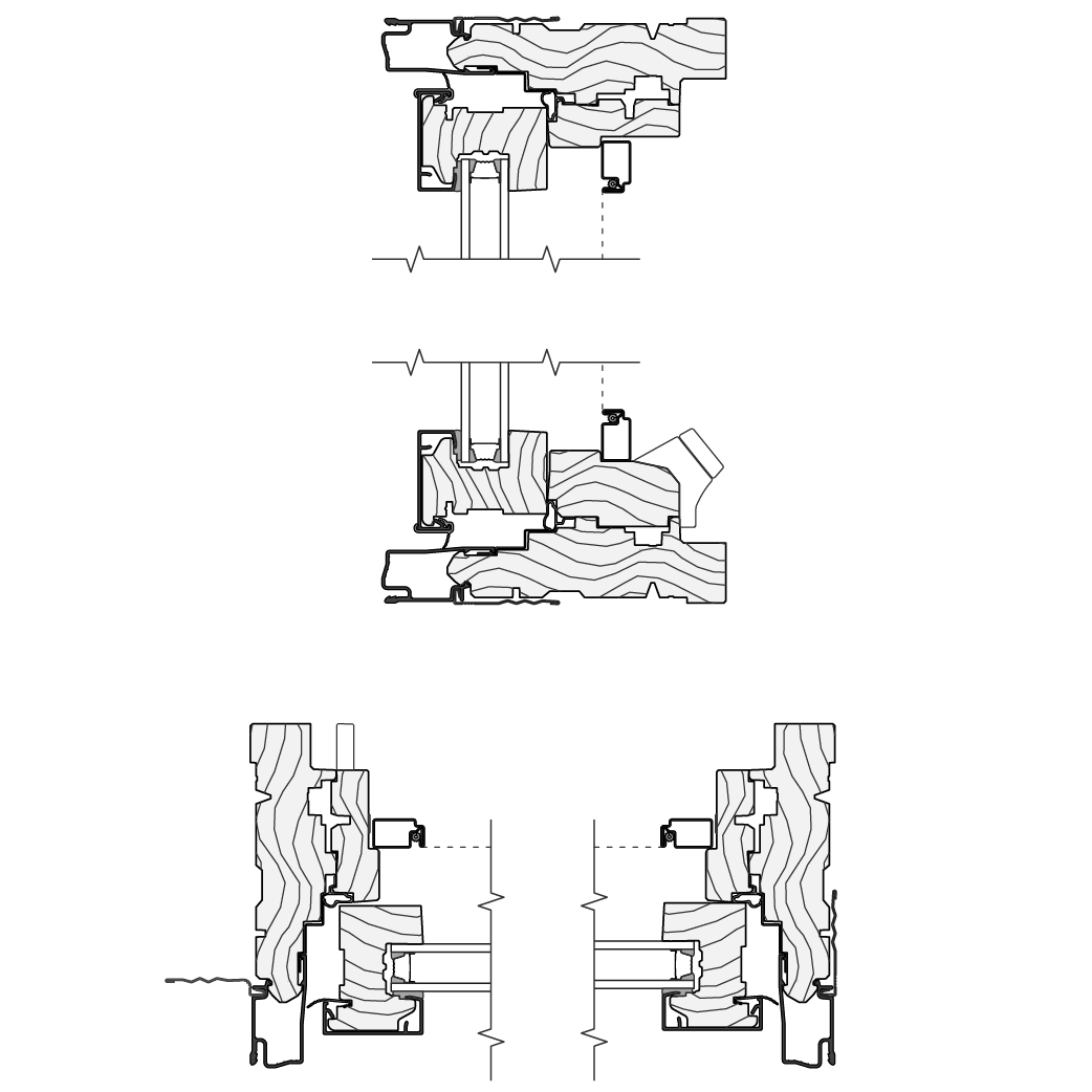 reserve contemporary casement window cross section