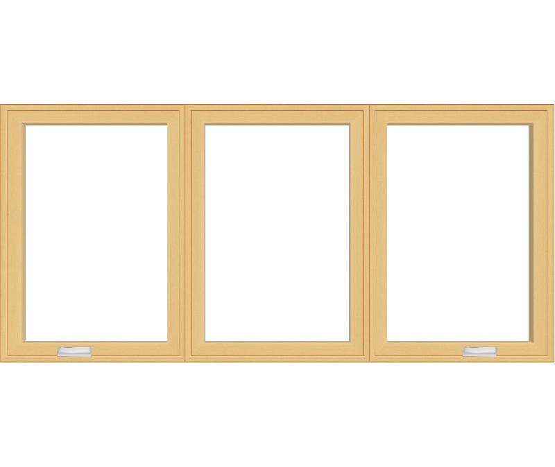 cut-out background image of 3 mulled wood lifestyle series casement windows 