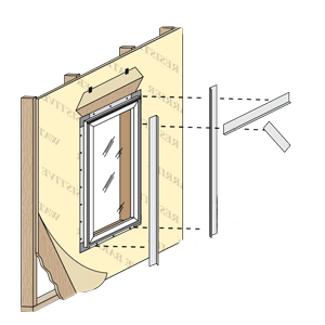 new construction nail fin installation step 3