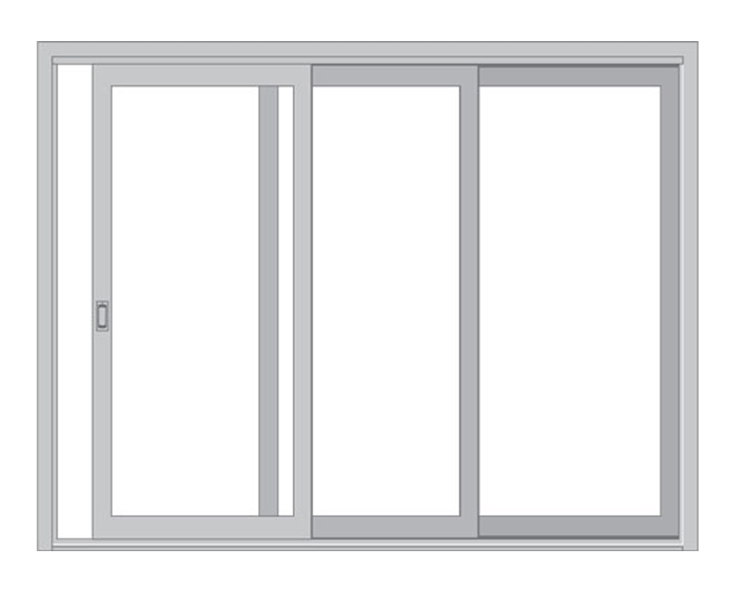 generic multi-slide patio door illustration