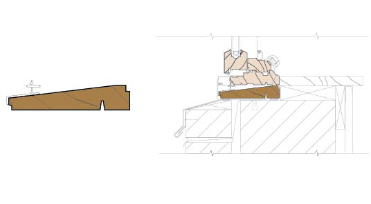 illustration of typical sill detail
