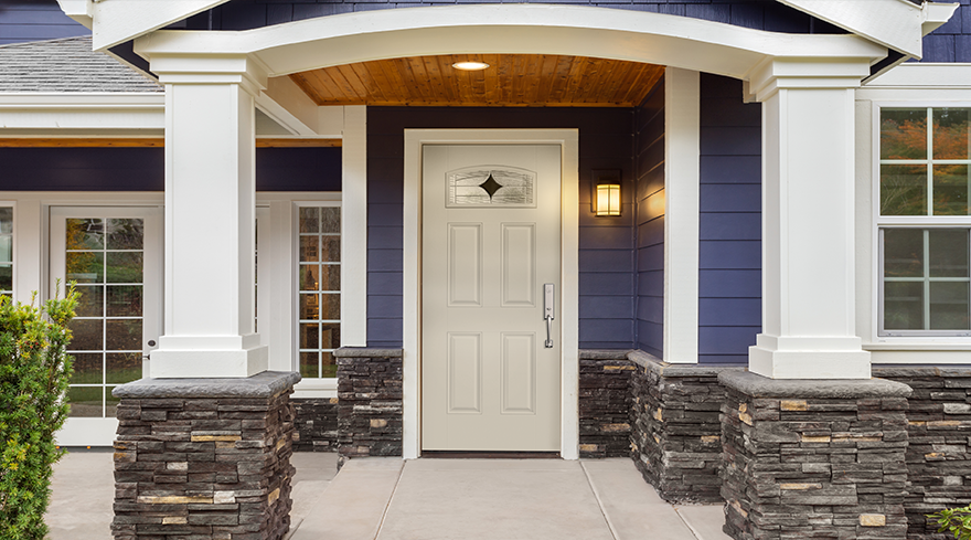 FRONT DOOR DESIGN Craftsman Charm Exterior - Sherwin Williams