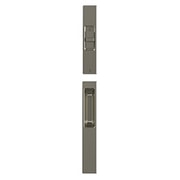 Handle and Lock - Brushed Nickel lock and handle in brushed nickel