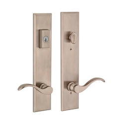 del mar hardware style in satin nickel