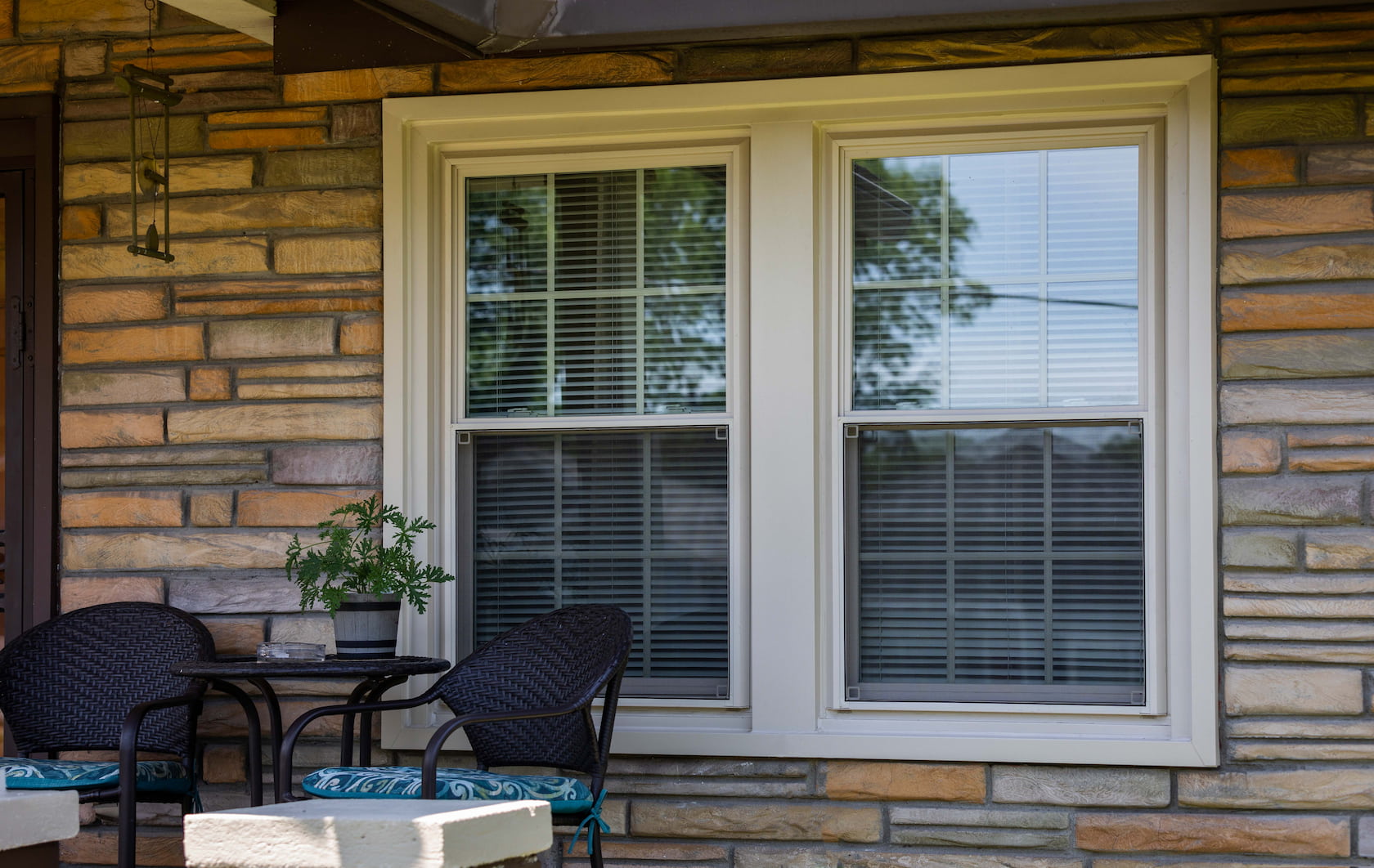 exterior of home with windows installed by Power