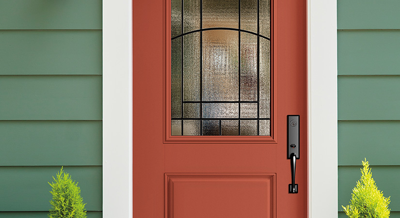 Front door shop glass options