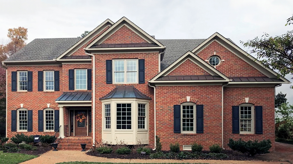 Home in Glen Allen with newly replaced Pella windows.
