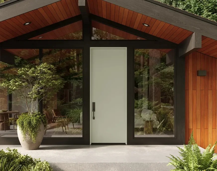 Steel Front Door Flush