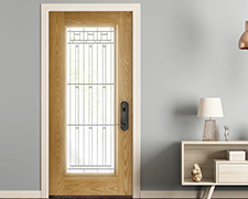 Wood Full Light Entry Door