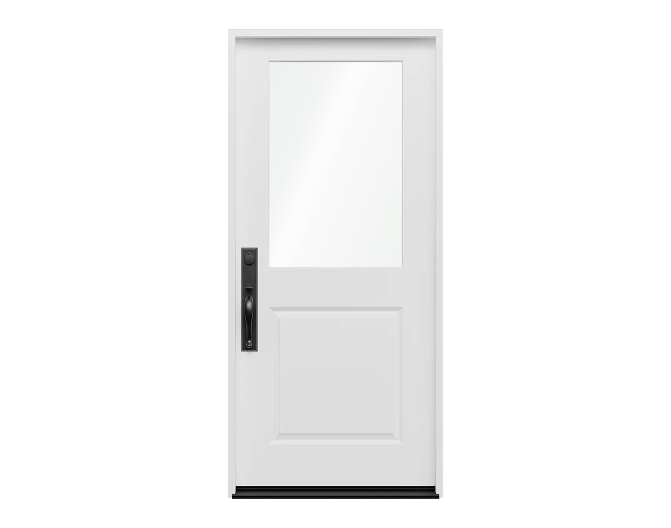 Flush Glazed 1/2 Light