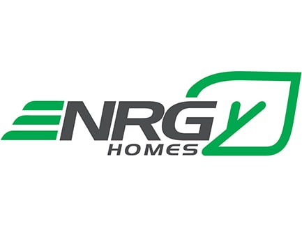 NRG Homes logo in green and black