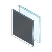 tempered glass icon illustration