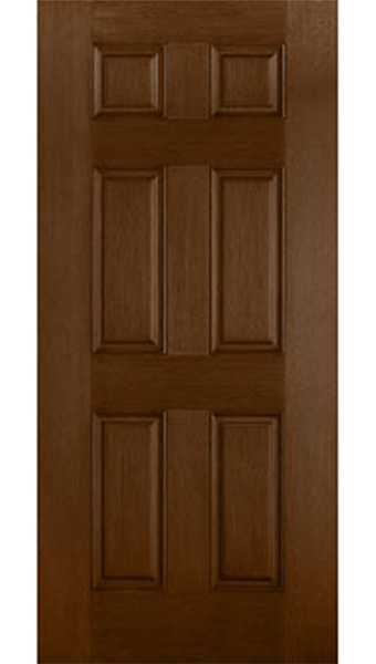 solid fiberglass entry door
