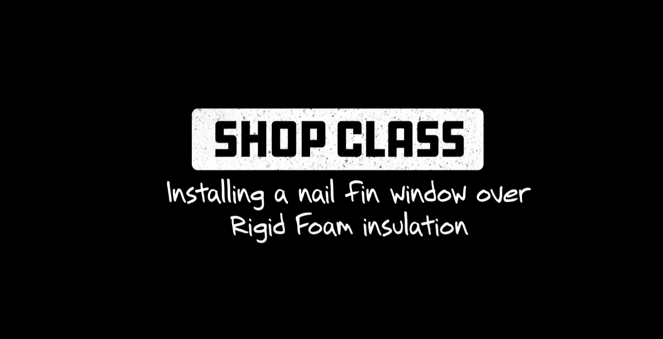 rigid foam insulation