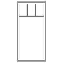 window illustration of top row grilles