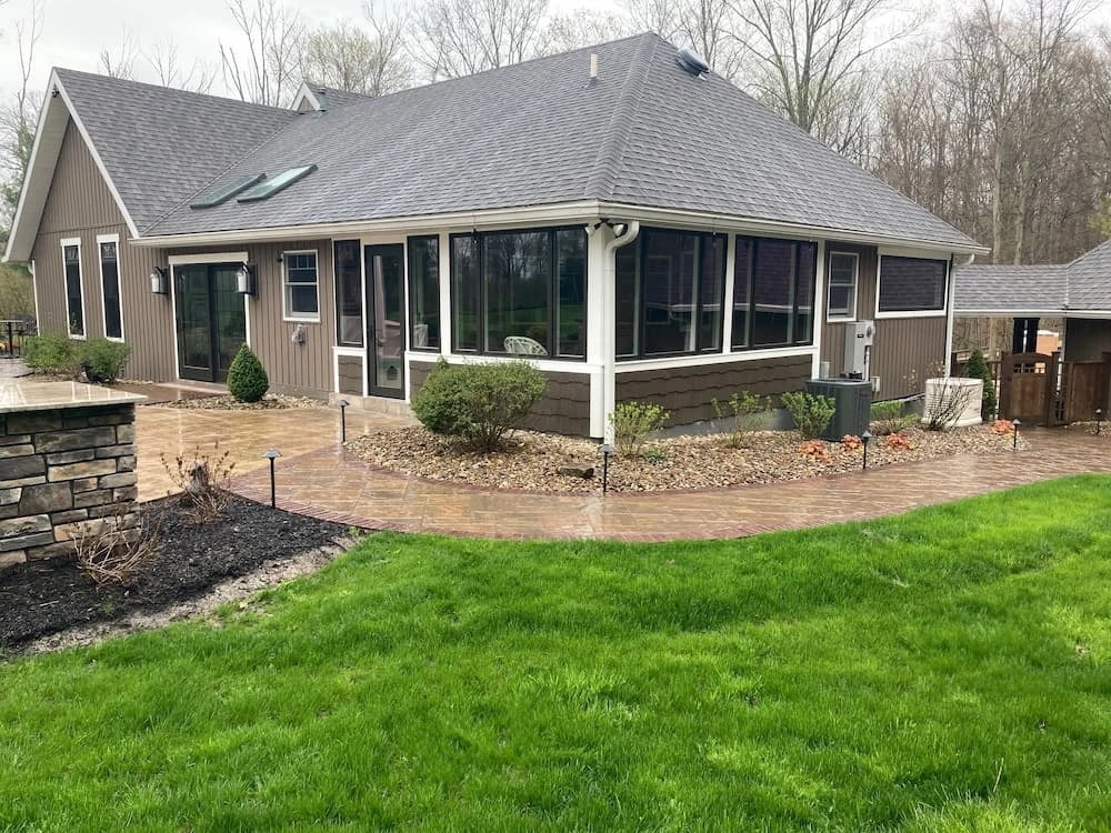 Richfield home with newly installed sunroom using Pella products.