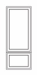combination for casement window transom over single