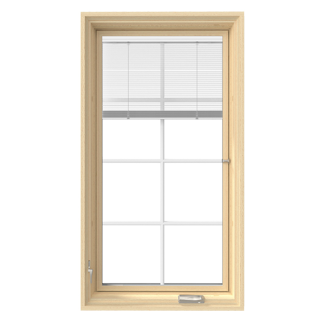 Lifestyle Series Casement Window COB with Blinds and Grilles