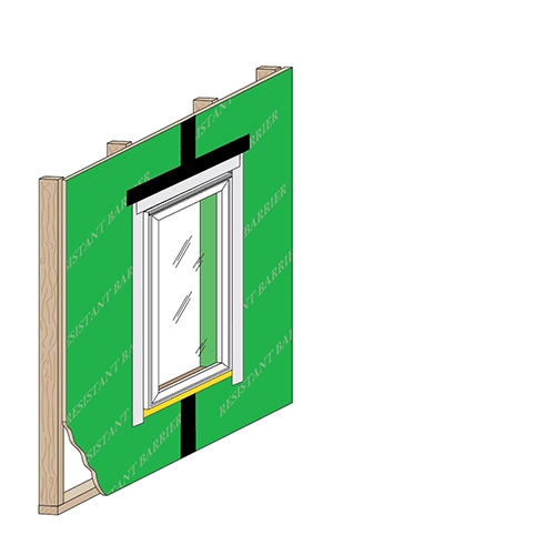 New Construction installation for Steady Set with Water Resistant Sheathing - step 5