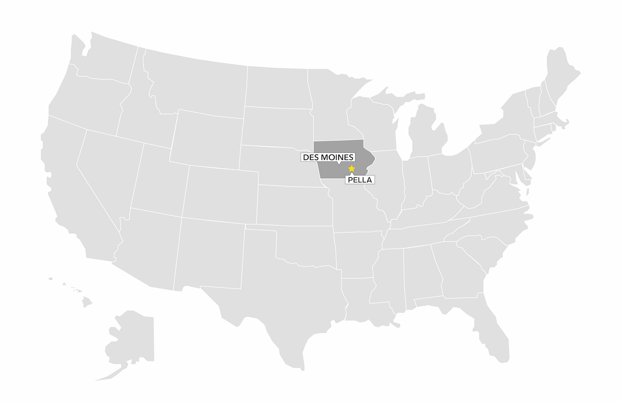 pella headquarters map