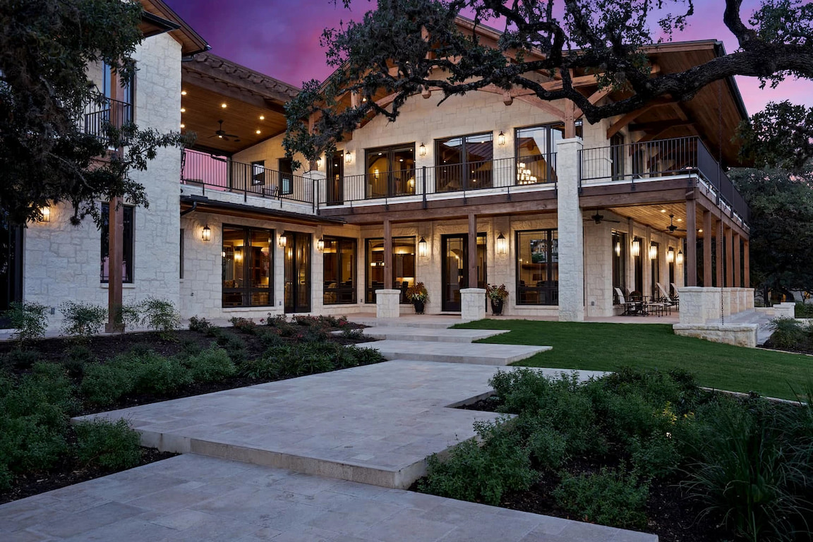 Curbside view of Medina home with newly installed Pella wood windows.