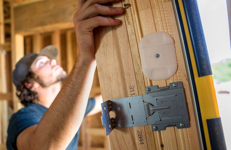 The new Pella Steady Set installation system which allows for installation on the inside of the home.