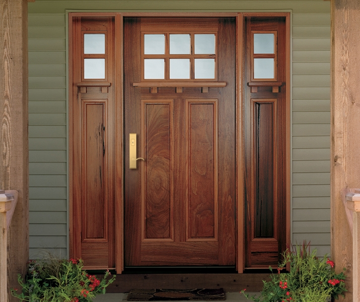 quarter light sidelights craftsman light wood front door