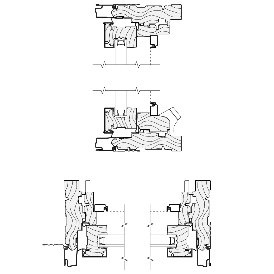 reserve contemporary awning cross sections