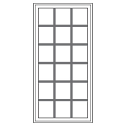 window illustration of traitional grilles