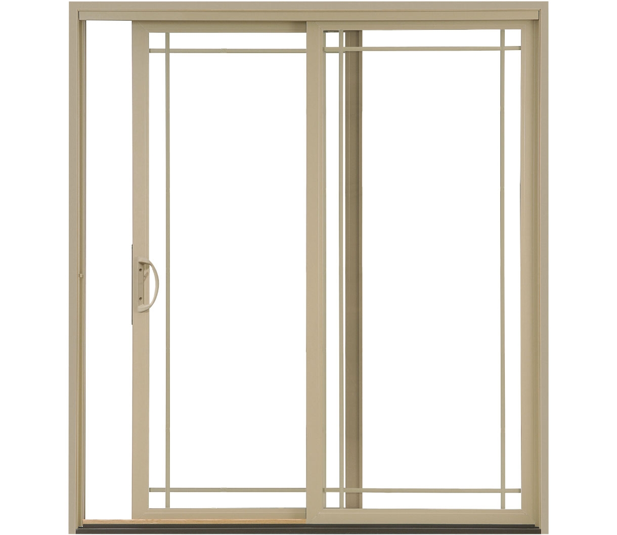 Impervia-sliding-door-almond