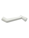  A white window crank for vinyl windows