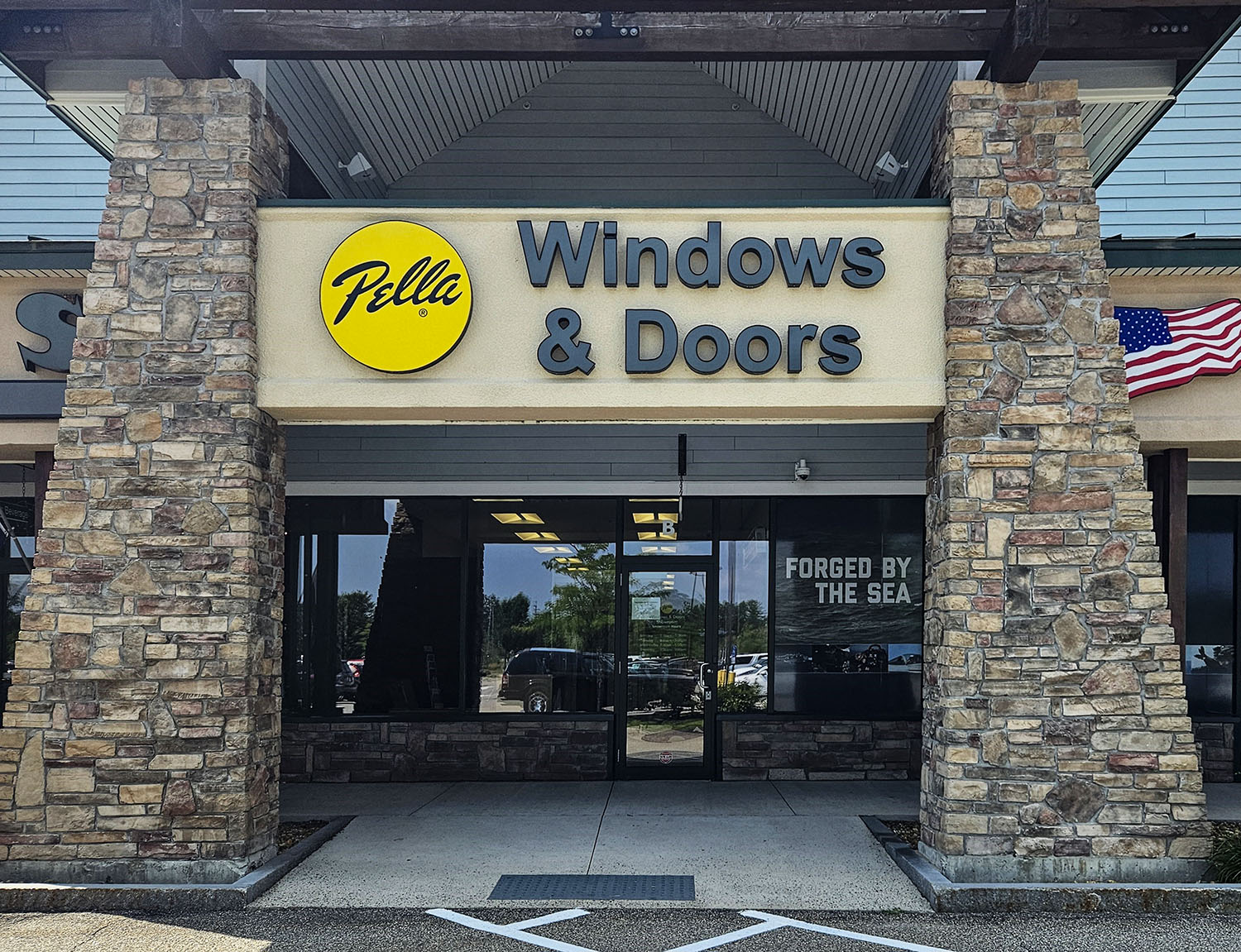 Exterior shot of Scarborough, New England Showroom. 