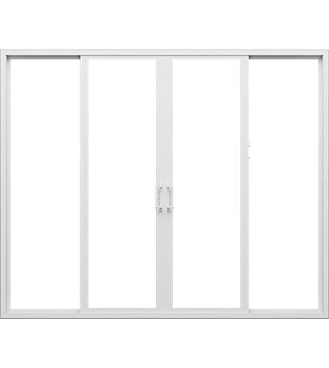 Pella® 250 Series 4-Panel Sliding Door